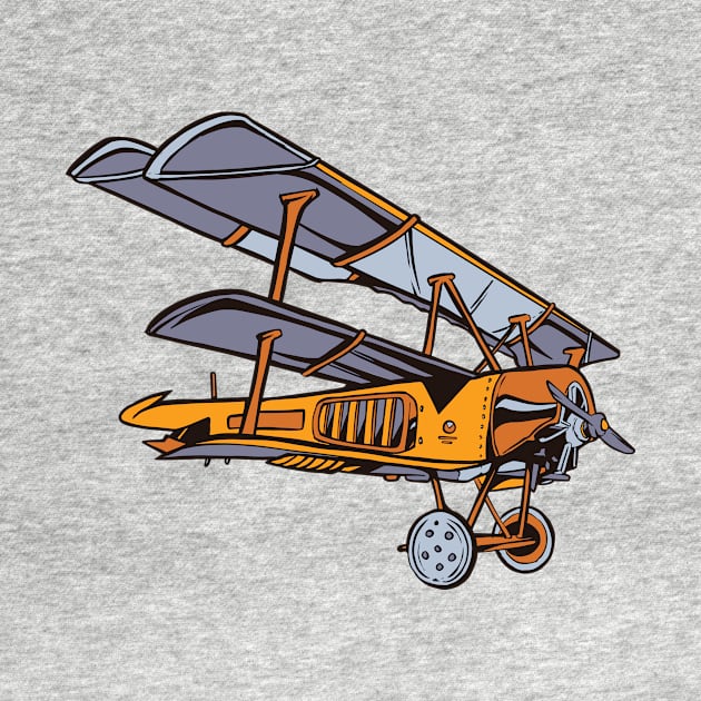 Steampunk Triplane by Imaginariux